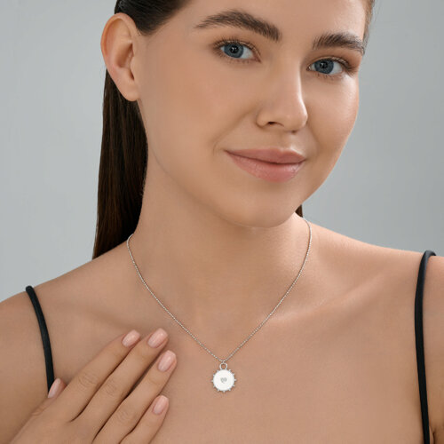 Колье из серебра с эмалью из серебро — вид 5