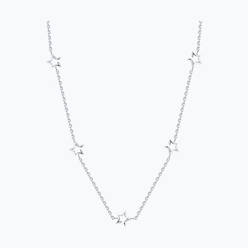 Колье из серебра - видео на модели