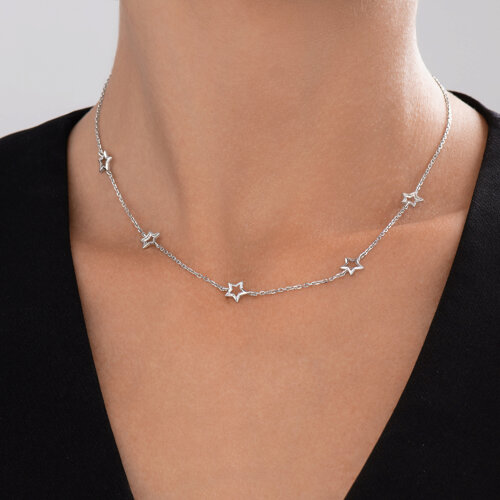 Колье из серебра из серебро — вид 3