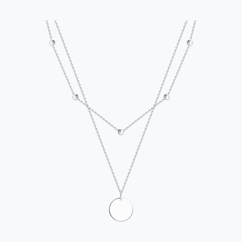 Колье из серебра - видео на модели