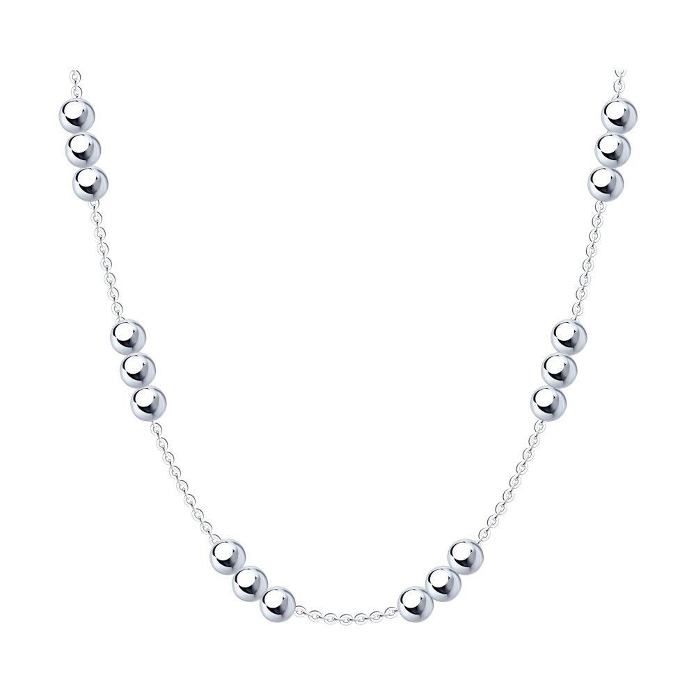 Колье из серебра - видео на модели