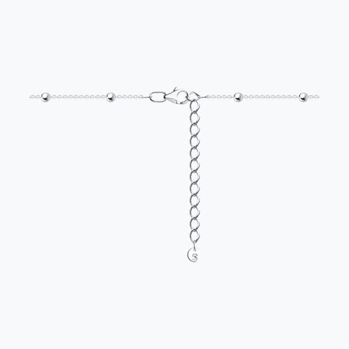 Колье из серебра с фианитами из серебро — вид 2