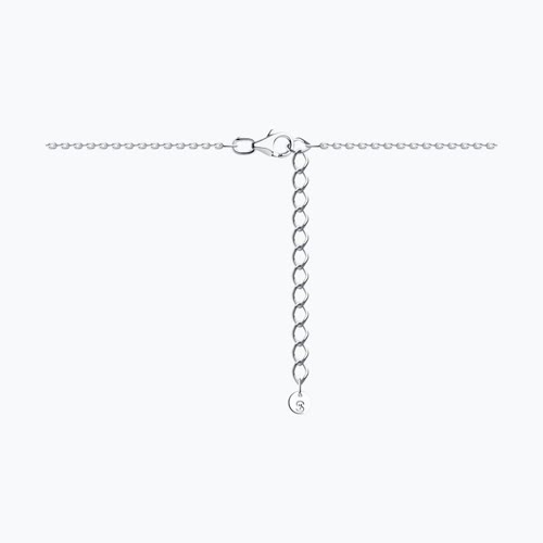 Колье из серебра с фианитами и эмалью из серебро — вид 2