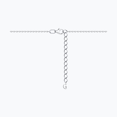 Колье из серебра с фианитами из серебро — вид 2