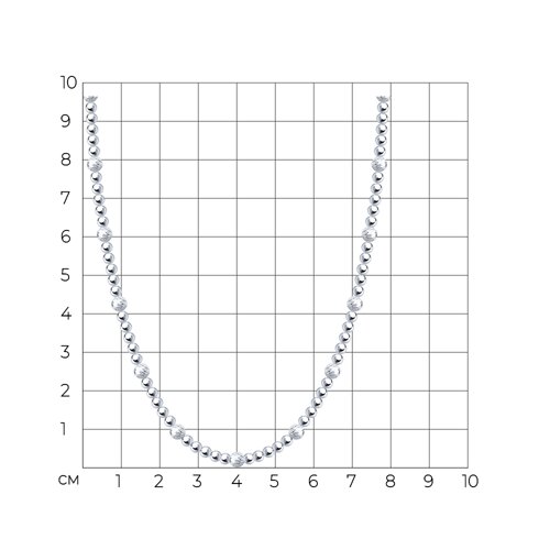 Колье из серебра из серебро — вид 5