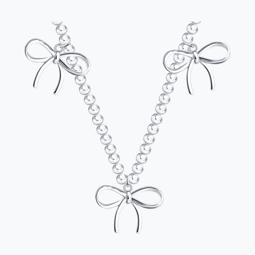 Колье из серебра - видео на модели