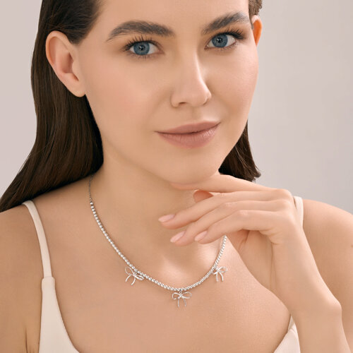 Колье из серебра из серебро — вид 4