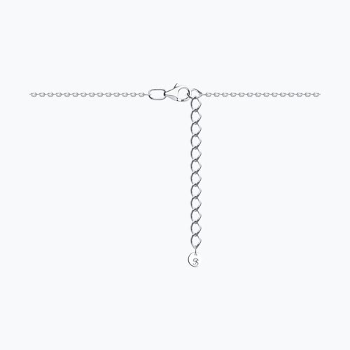 Колье из серебра с фианитами из серебро — вид 2