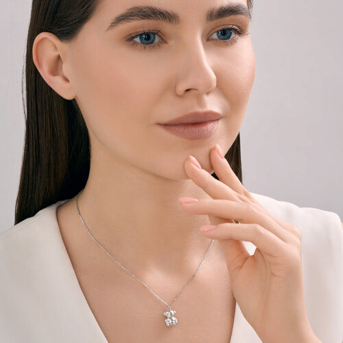 Колье из серебра из серебро — вид 4