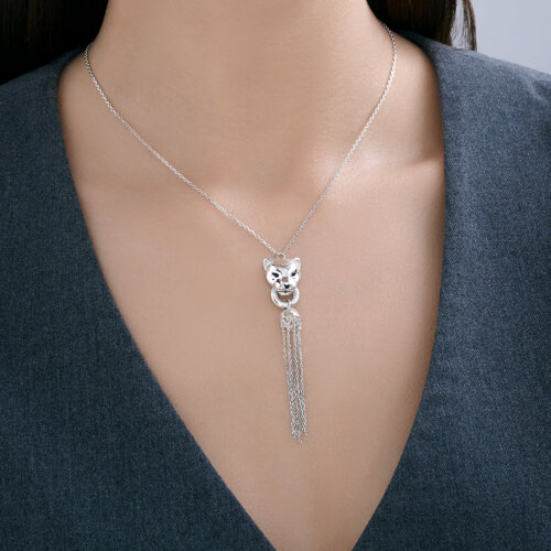 Колье из серебра с эмалью из серебро — вид 3