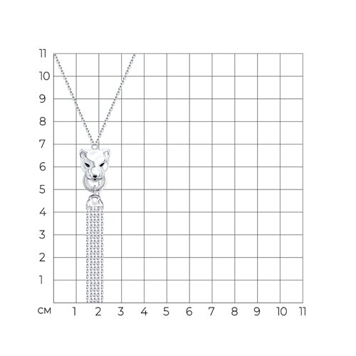 Колье из серебра с эмалью из серебро — вид 5