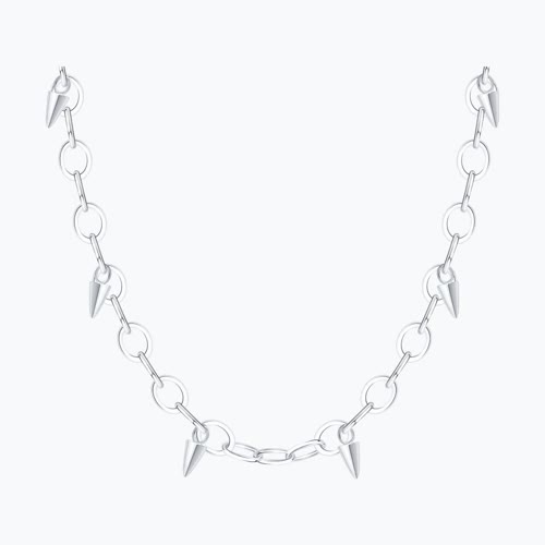 Колье из серебра - видео на модели