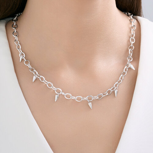 Колье из серебра из серебро — вид 3