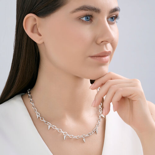 Колье из серебра из серебро — вид 4