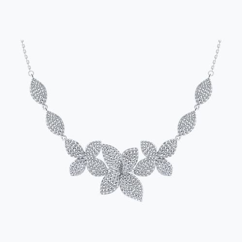 Колье из серебра с фианитами из серебро