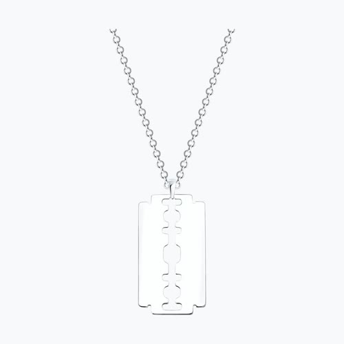 Колье из серебра - видео на модели