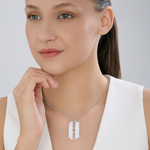 Колье из серебра из серебро — вид 4