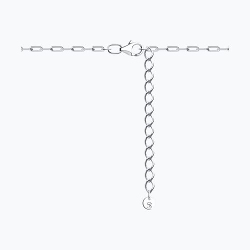 Колье из серебра с фианитами из серебро — вид 2