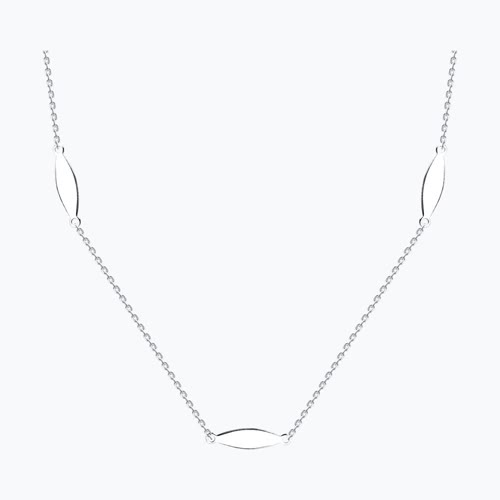 Колье из серебра - видео на модели