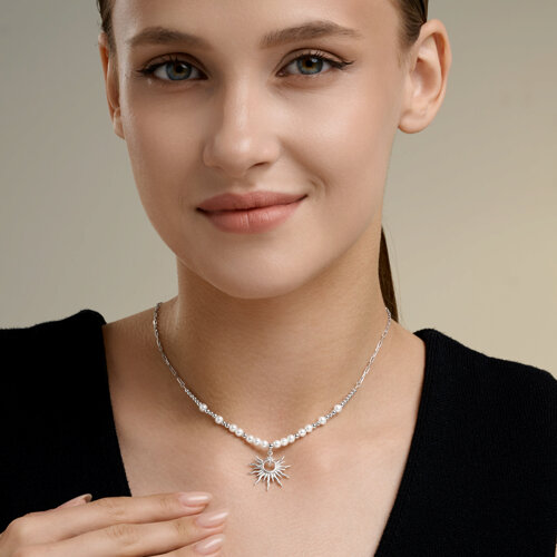 Колье из серебра из серебро — вид 4