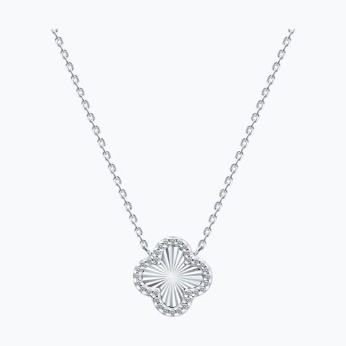 Колье из серебра с фианитами - видео на модели