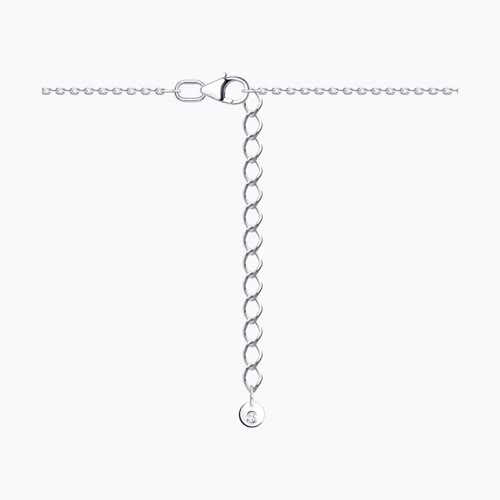 Колье из серебра с фианитами из серебро — вид 2