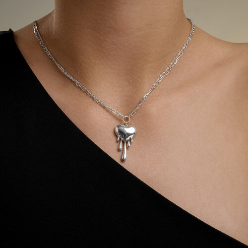 Колье из серебра из серебро — вид 3