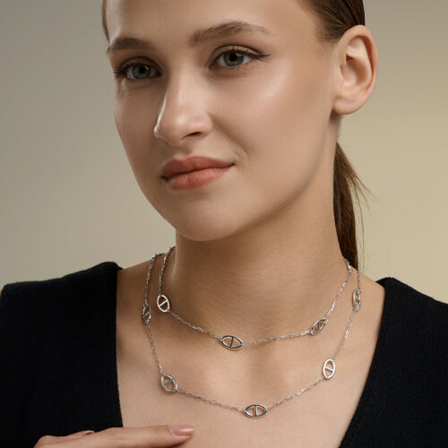 Колье  из серебра из серебро — вид 4