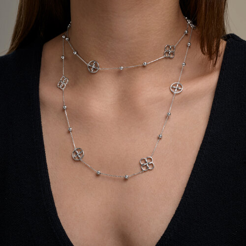 Колье из серебра из серебро — вид 4