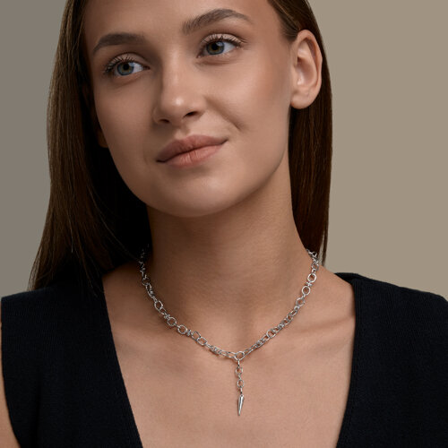 Колье из серебра из серебро — вид 4