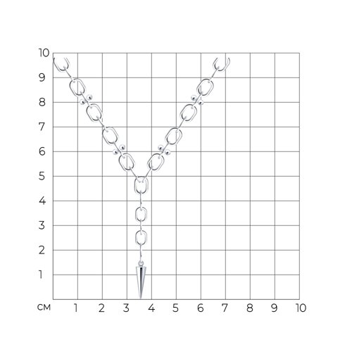 Колье из серебра из серебро — вид 5