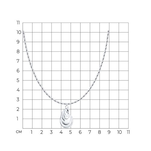 Колье из серебра из серебро — вид 6