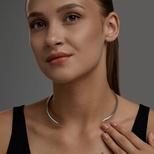 Колье из серебра из серебро — вид 4