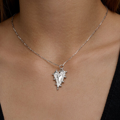 Колье из серебра с эмалью из серебро — вид 4