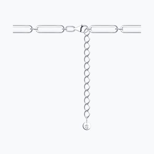 Колье из серебра с фианитами из серебро — вид 2