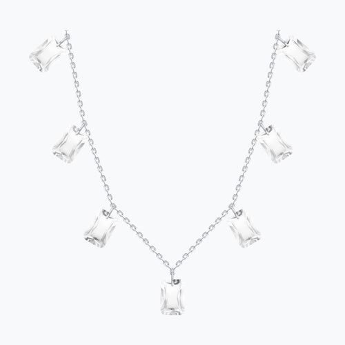 Колье из серебра с нанокристаллами - видео на модели