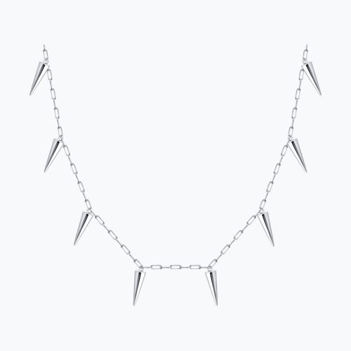 Колье из серебра - видео на модели