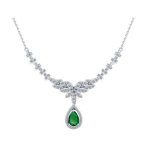 Колье из серебра с фианитами из серебро