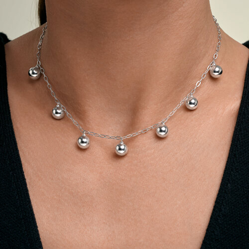 Колье из серебра из серебро — вид 3