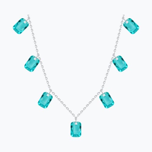 Колье из серебра с нанокристаллами из серебро