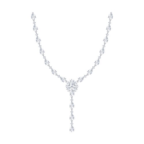 Колье из серебра с фианитами - видео