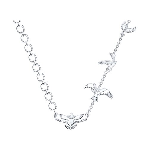 Колье из серебра - видео