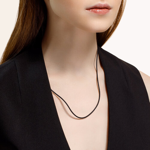 Каучуковый шнурок с серебром из серебро — вид 2