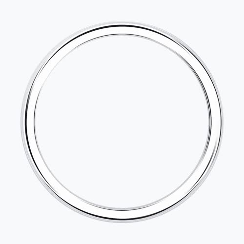 Обручальное кольцо из серебра с фианитами из серебро — вид 2