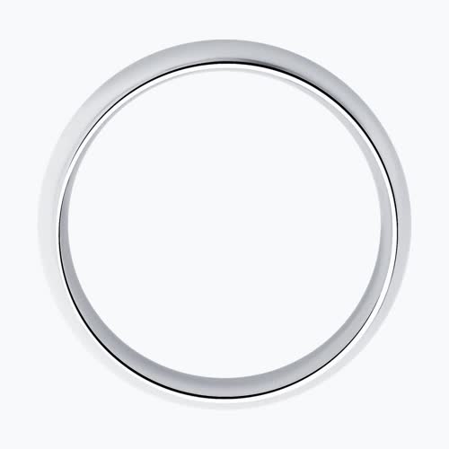 Обручальное кольцо из серебра из серебро — вид 2