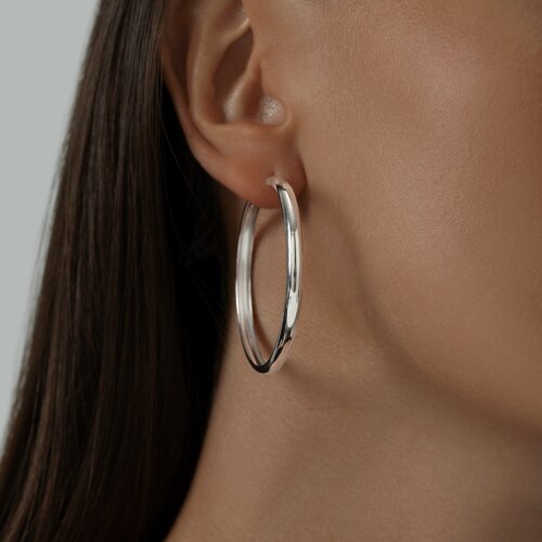 Серьги конго из серебра из серебро — вид 2