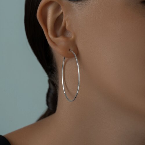 Серьги конго из серебра из серебро — вид 3