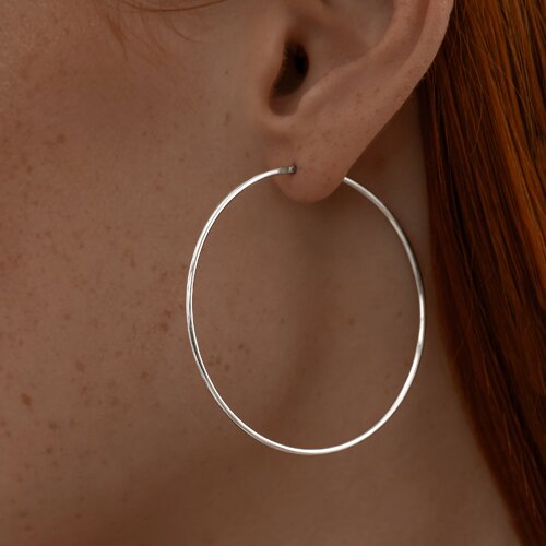 Серьги конго из серебра из серебро — вид 3