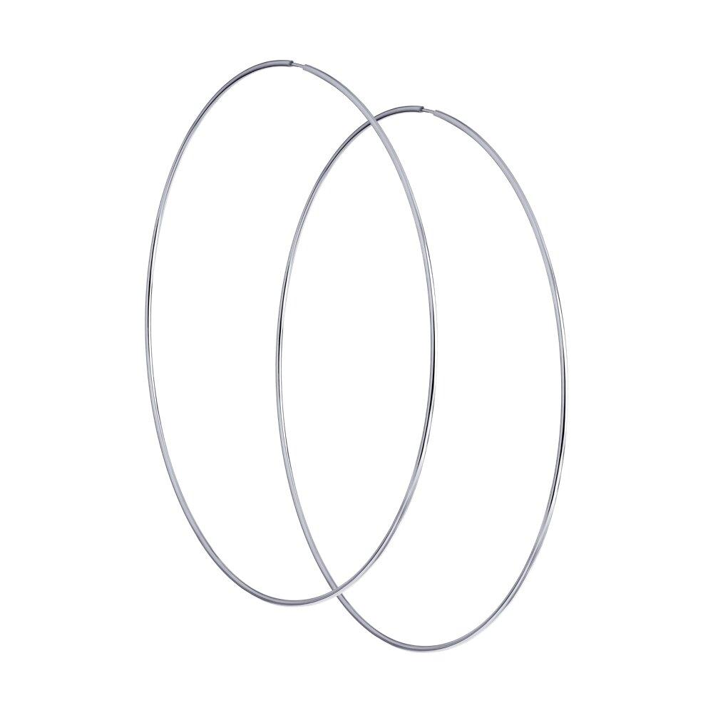 Серьги из серебра - видео на модели