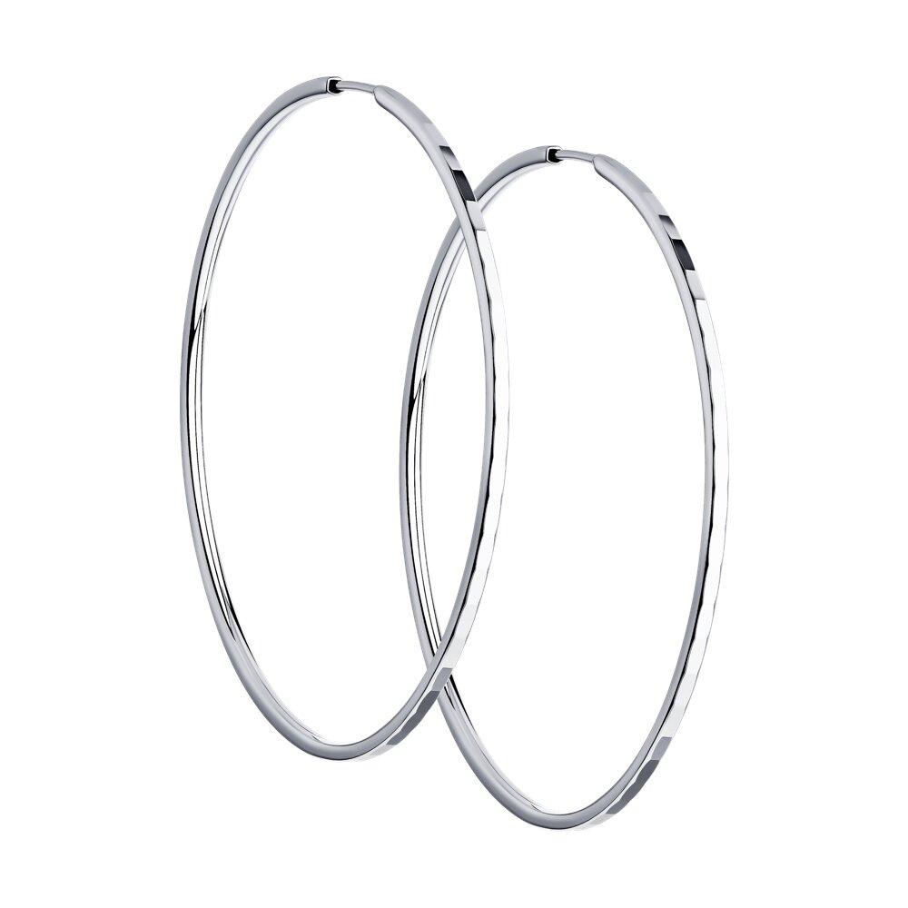 Серьги из серебра - видео на модели